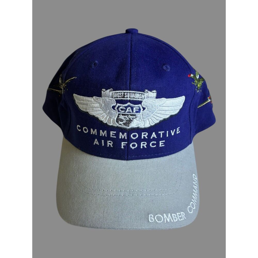 Commemorative Air Force Fighter Squadron Adjustable Hat Airplane Cap CAF USA
